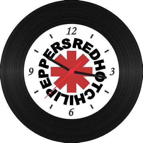 Relógio de Vinil Red Hot Chili Peppers Elo7