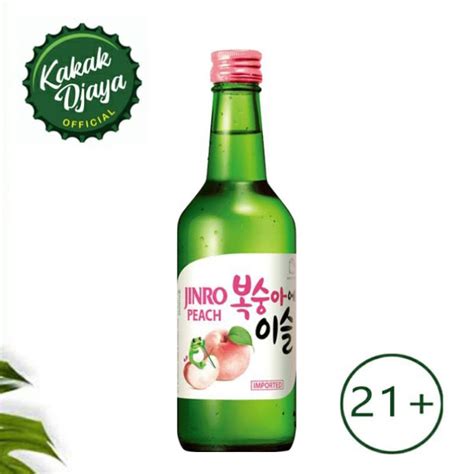 Jual Chamisul Jinro Peach 360 Ml Botol Jinro Peach Chamisul Peach Soju