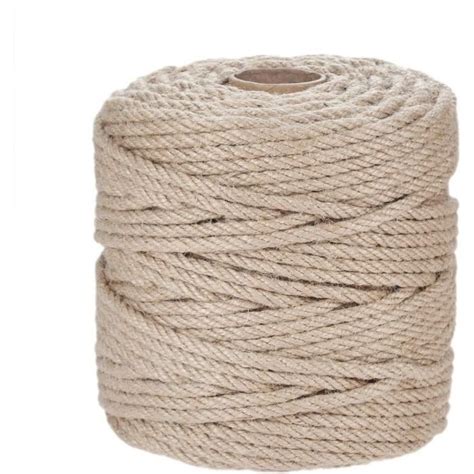 Zkenshan Ficelle Jute Corde De Jute Naturel 1Mm 12Mm Kaki Tissu Ficelle