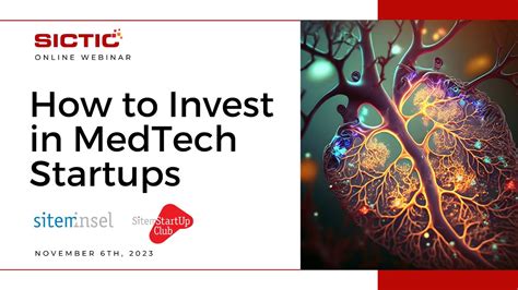 How To Invest In Medtech Startups Youtube