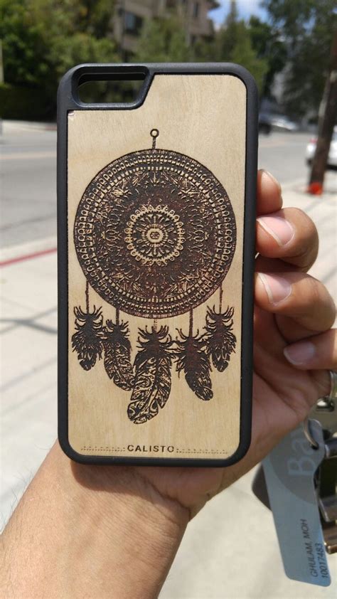 Mandala ornament carved on back of iphone 6 case. Calisto phone case ...