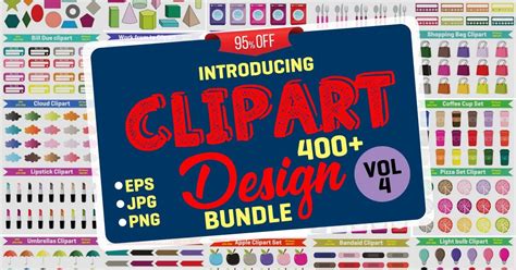 Illustration Clipart Bundle Vol.4 Bundle · Creative Fabrica