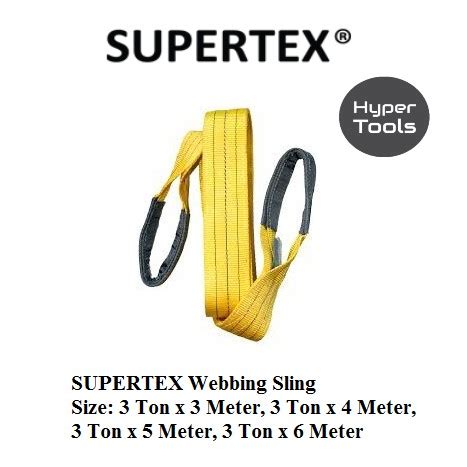 Supertex Webbing Sling Belt Ton X Meter Ton X Meter Ton X