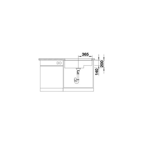 SUBLINE 700 U Level 527354 Pomivalno Korito BLANCO Opremacenter