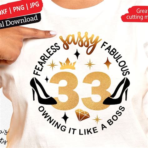 33 Birthday Svg Etsy