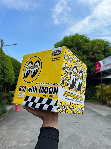 Gallop X Mooneyes GO With MOON Helmet Motorbikes On Carousell