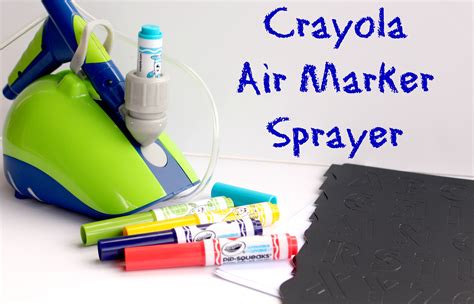 Crayola Air Marker Sprayer Review - Create Spray Art