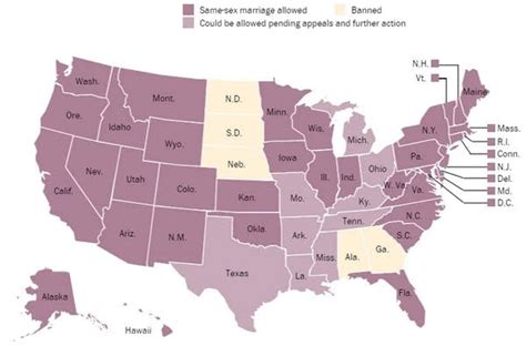 The March Of Same Sex Marriage In One Map Mpr News