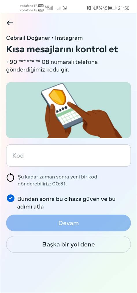 Instagram Şifre Unuttum Yedek Kodu Kaybettim Şikayetvar