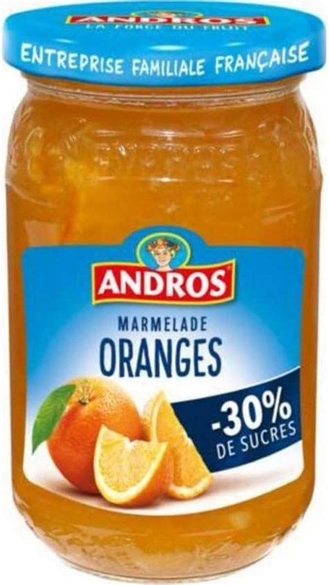 Andros Confiture D Oranges All G E En Sucre Le Pot De G Amazon