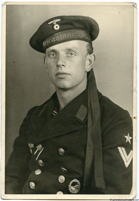 Kriegsmarine Portrait With Destroyer Badge Generalassaultmilitaria