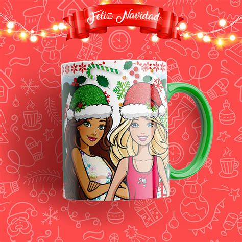 Tazas Barbie Navidad CRAZY CUPS CR