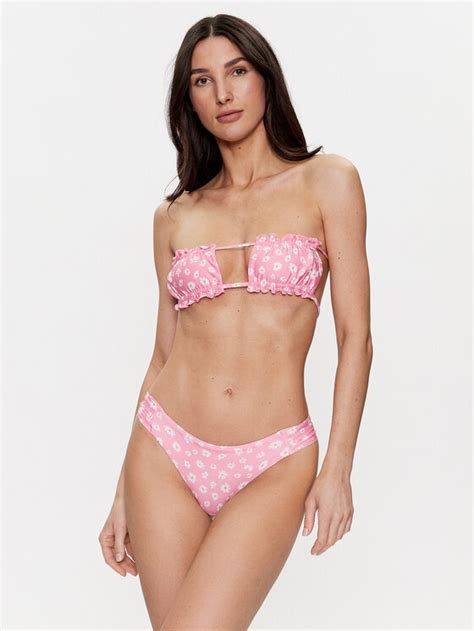 Guess Bikini Partea De Sus E3GJ22 MC04R Roz Modivo Ro