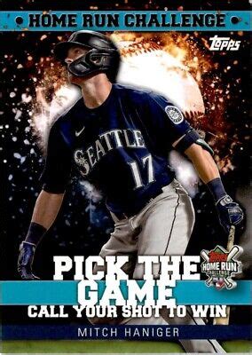 Topps Home Run Challenge Pick The Game Mitch Haniger Hrc Ebay