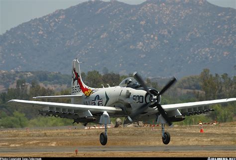 Douglas A 1h Skyraider Ad 6 Untitled Aviation Photo 0255784