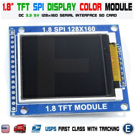 Lcd Display Modules 18 Serial Tft Lcd Color Display Module With Spi