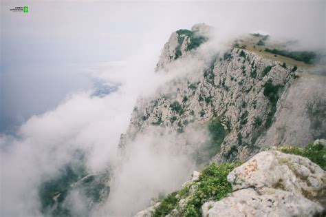 Crimea Nature Mountain Clouds Mist Rock Wallpaper Coolwallpapers Me