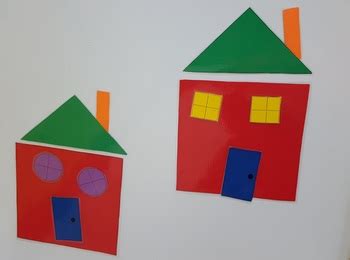 How To Draw Build A House With Shapes Creative Curriculum Buildings