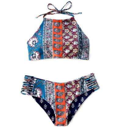 Summer Swimsuit Beach Sexy Swimwear Print High Quality Mat Bikini On Luulla