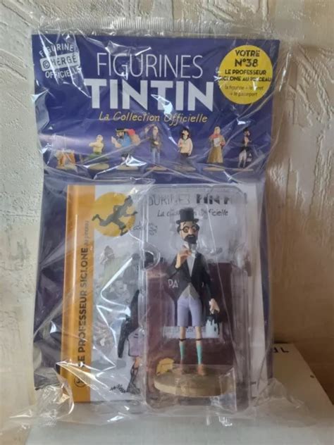 Figurine Tintin Collection Officielle N Le Professeur Cyclone Au