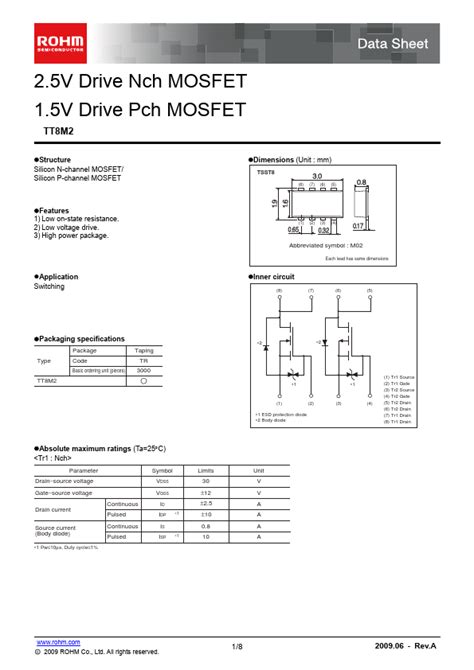 Tt M Mosfet Datasheet Distribuidor Stock Y Mejor Precio