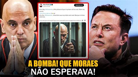 MORAES FICA ABALADO ELON MUSK SE CANSA E VAI PRA CIMA DO NINISTRO COMO