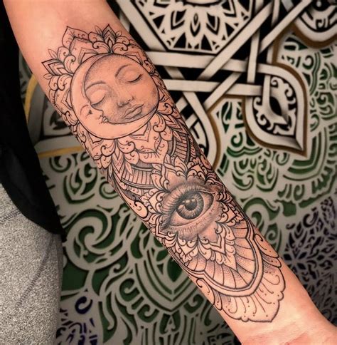 Mandala Sun And Moon Tattoo Ideas That Will Blow Your Mind