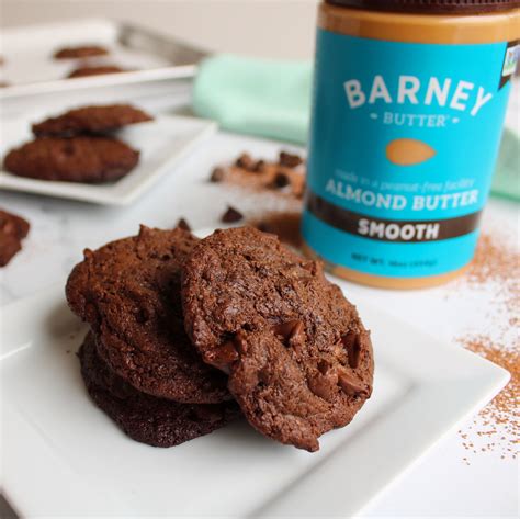 Double Chocolate Chunk Almond Butter Cookies Grain Free Barney Butter