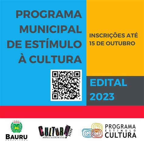 Abertas As Inscrições Do Programa Municipal De Estímulo à Cultura