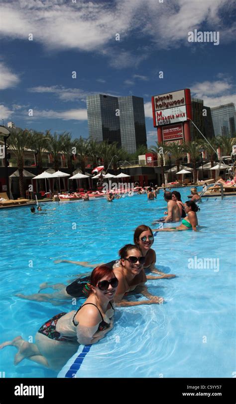 Pool at the Hard Rock Hotel, Las Vegas, USA Stock Photo - Alamy