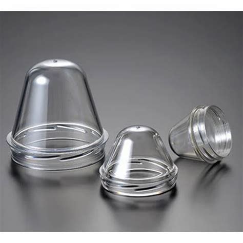 Standard Pco Round Transparent Pet Jar Preform For Cosmetic Products