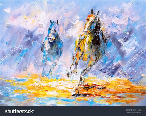 1,945 Horses oil painting Images, Stock Photos & Vectors | Shutterstock