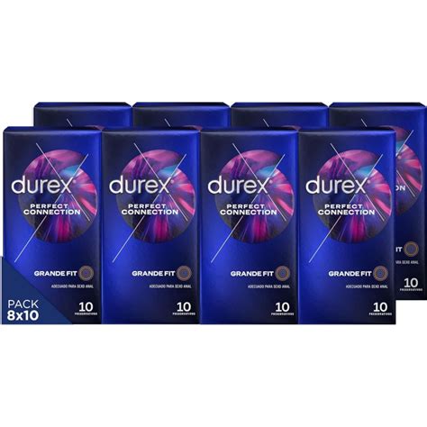 Pack X Durex Preservativos Perfect Connection Adecuado Para Sexo Anal Total Condones