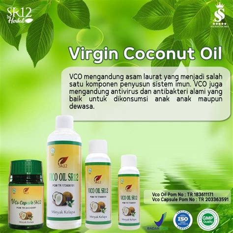 Jual VCO SR12 Virgin Coconut Oil Shopee Indonesia