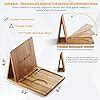 Amazon NAGAWOOD Triangle Book Holder Book Rest Acacia Foldable