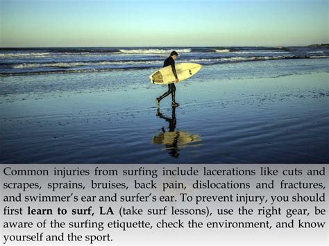 Ppt Common Surfing Injuries And Ways To Prevent Them Powerpoint