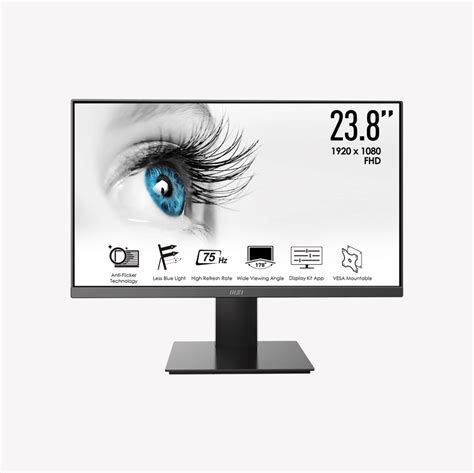 MSI Pro MP241X 24 Professional Business Monitor For Work And Home