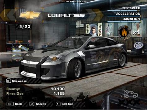 Need For Speed Most Wanted 2005 Chevrolet Cobalt SS YouTube