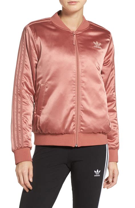 Adidas Originals Trefoil Satin Jacket Nordstrom