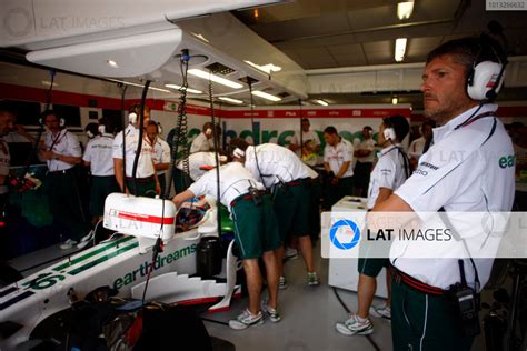 Valencia Street Circuit Valencia Spain Nd August Jenson Button