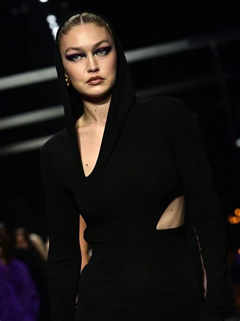 Gigi Hadid Opening The Versace Spring Summer 2023 Fashion Show In Milan