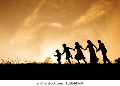 1,647 Family five silhouette Images, Stock Photos & Vectors | Shutterstock