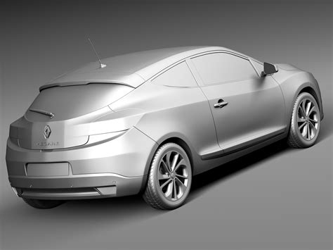 Renault Megane 3 Puertas 2014 Modelo 3D 129 Obj Max Lwo Fbx C4d