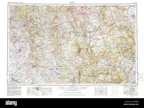 Aztec new mexico map Cut Out Stock Images & Pictures - Alamy