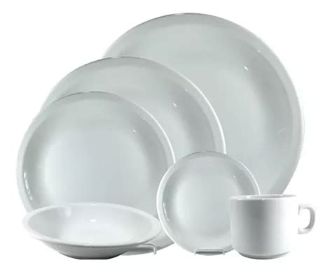 Set Vajilla 24 Piezas Plato Playo Postre Tazas Tsuji 450 Envío gratis