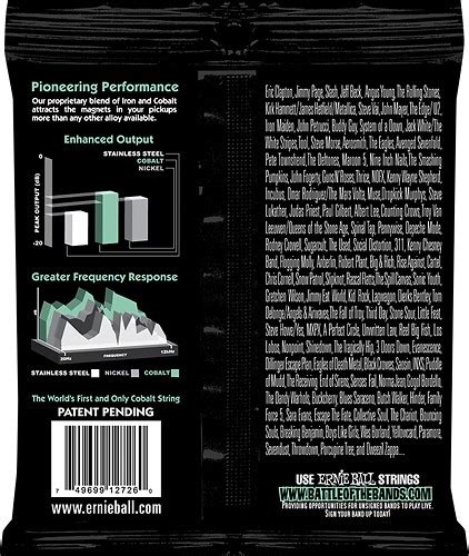 Best Buy Ernie Ball Not Even Slinky Cobalt Electric Guitar Strings P