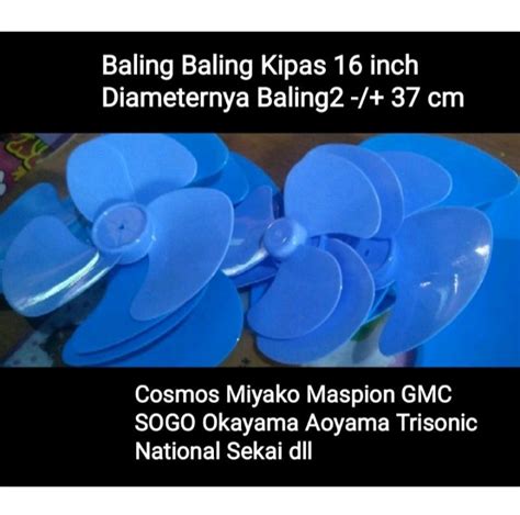 Baling Baling Kipas Angin Cosmos Miyako Maspion Kipas Angin Stand Fan