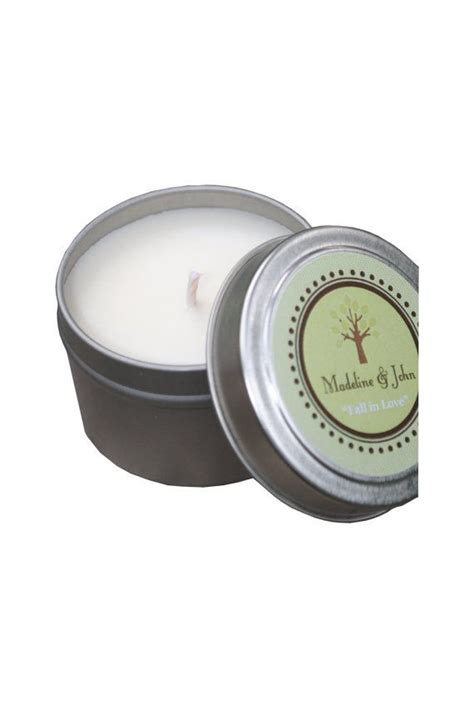 Custom Event 4oz Travel Tin Soy Candle Favors With Etsy Soy Candle