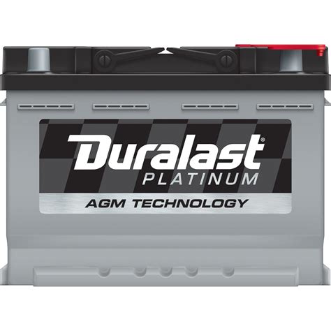 Duralast Platinum Agm Battery Bci Group Size Cca H Agm