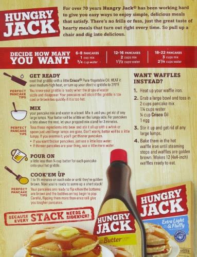 Hungry Jack® Complete Buttermilk Pancake Mix, 2 lb - Fry’s Food Stores